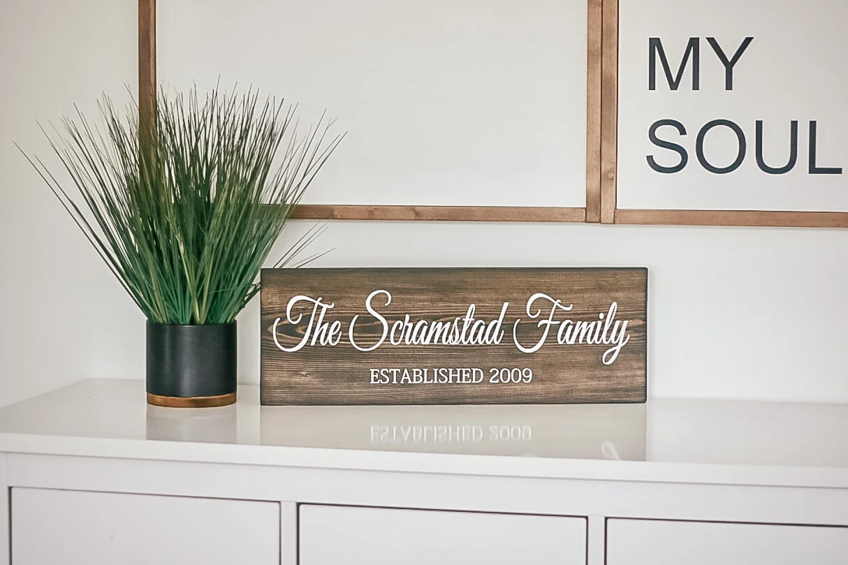 Family Name Wood Sign 7